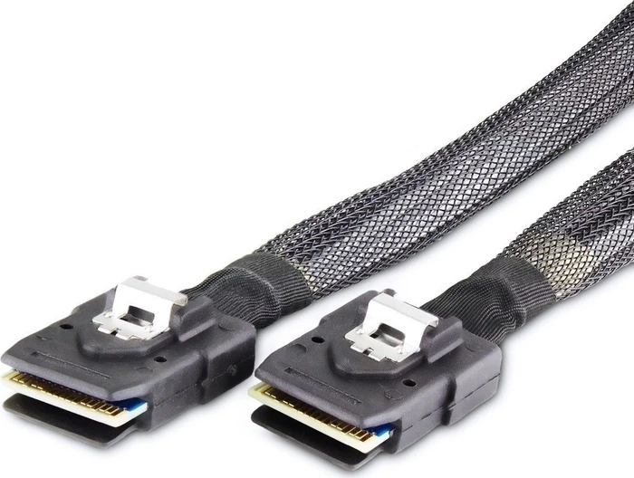 Fantec mini SAS x4 [SFF-8087] Kabel, 0.7m