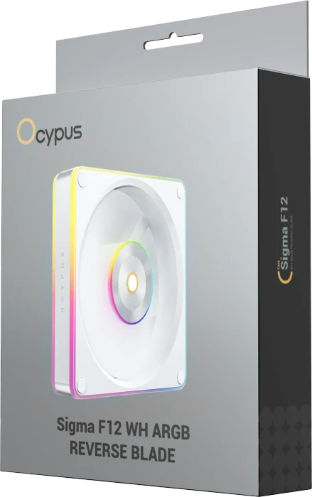 Ocypus Sigma F12 WH ARGB Reverse Blade, weiß, 120mm