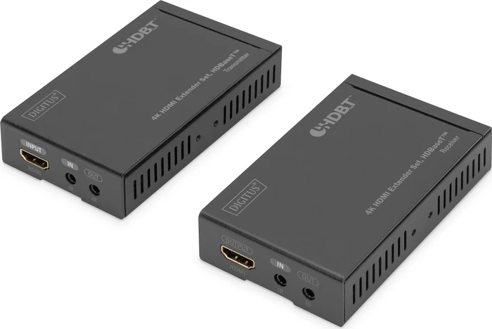 Digitus HDMI Extender Set Extender HDBaseT 1.0, 4K, 30Hz, Cat5e/6/6a/7/8, 40m