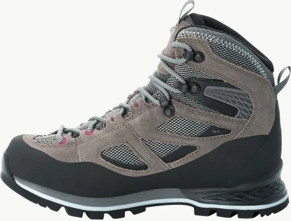 Jack Wolfskin Force Crest Texapore Mid tarmac grey/pink (Damen)