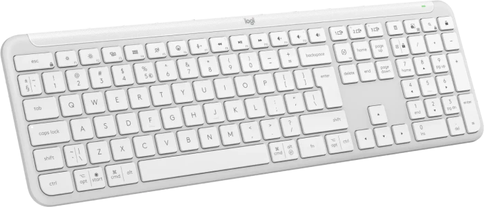 Logitech K950 Signature Slim, Off-White, Logi Bolt, USB/Bluetooth, US
