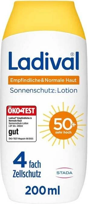 Ladival normale bis empfindliche Haut Sonnenlotion LSF50+, 200ml