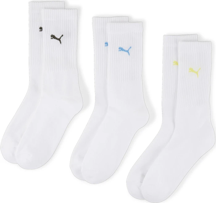 Puma Crew Socken white combo, 3 Paare (Herren)