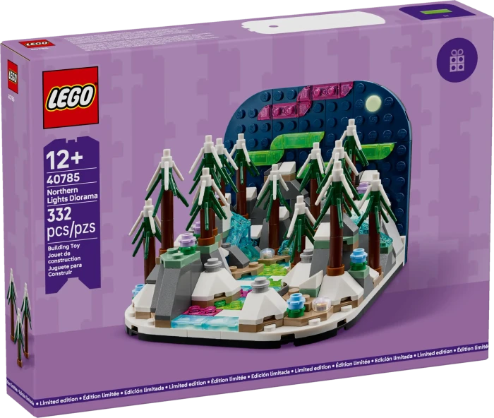 LEGO Diorama Polarlichter