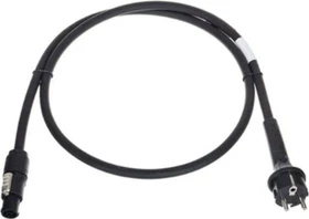 Neutrik powerCON TRUE1 Strom Anschlusskabel Schwarz 1.5 m NKPH02-MFA1-M0150