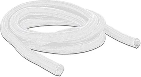 DeLOCK Geflechtschlauch selbstschließend, 9mm, 2m, weiß