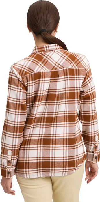 Black Diamond Project Flannel Hemd langarm clay/off white plaid (Damen)