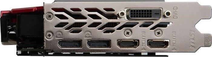 MSI Radeon RX 480 Gaming X 8G, 8GB GDDR5, DVI, 2x HDMI, 2x DP