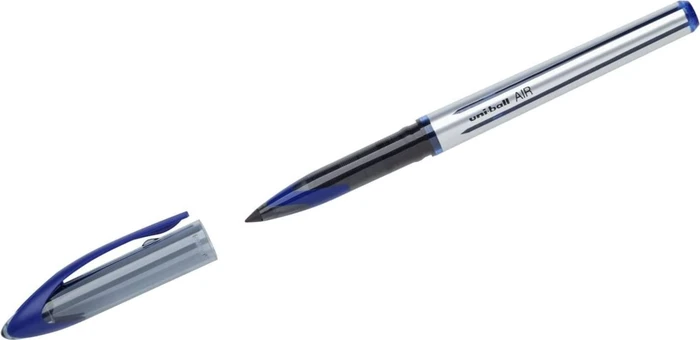 Uni-Ball AIR Medium UBA-188-L Tintenroller (Mine) blau/silber, Blister