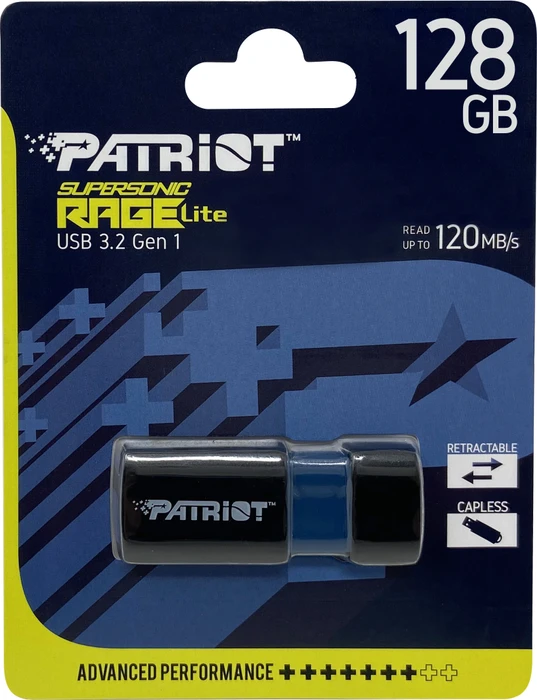 Patriot Supersonic Rage Lite 128GB, USB-A, USB 3.2 Gen 1×1