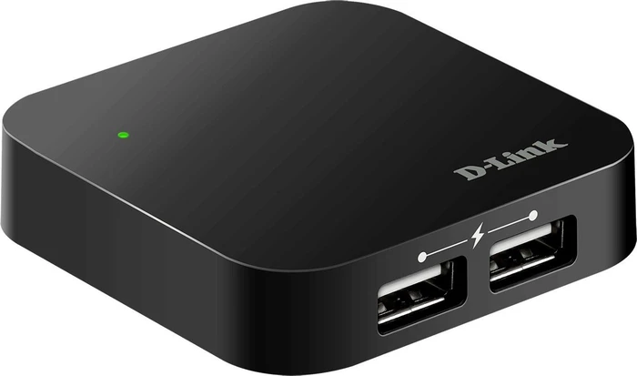 D-Link USB-Hub, 4x USB-A 2.0, 1x USB-A 2.0 [Stecker]