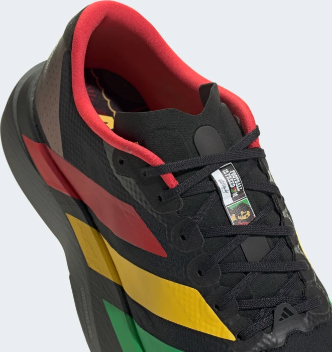 adidas Adizero Evo SL core black/vivid green/bold gold (Herren)