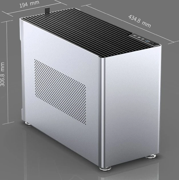 Jonsbo Jonsplus i100 Pro, silber, Mini-ITX