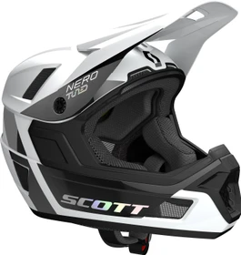 Scott Nero Plus Fullface-Helm weiß/schwarz
