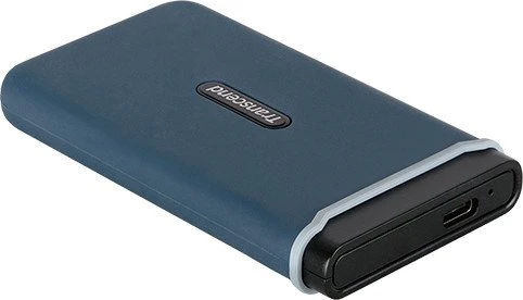 Transcend ESD350C Portable SSD, Navy Blue, 480GB, USB-C 3.1