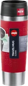 Emsa Travel Mug Classic Coffee and Tea Grande Isolierbecher 500ml dunkelrot