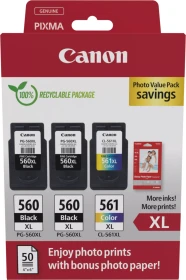 Canon Tinte PG-560XL x2/CL-561XL Photo Value Pack
