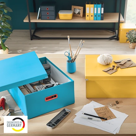 Leitz Click & Store Cosy Aufbewahrungsbox groß, A3, blau