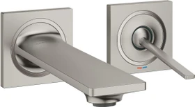 Grohe Allure 2-Loch-Waschtischbatterie satin steel