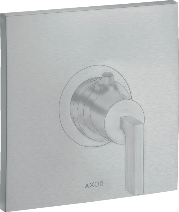 Hansgrohe Axor Citterio Thermostat HighFlow Unterputz mit Hebelgriff brushed chrome