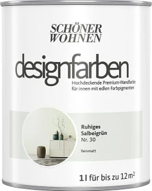 Schöner Wohnen Designfarben innen ruhiges salbeigrün, 1l