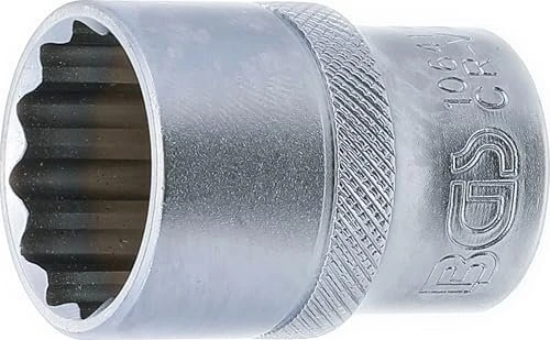 BGS technic Außenzwölfkant Steckschlüssel 1/2", 21mm