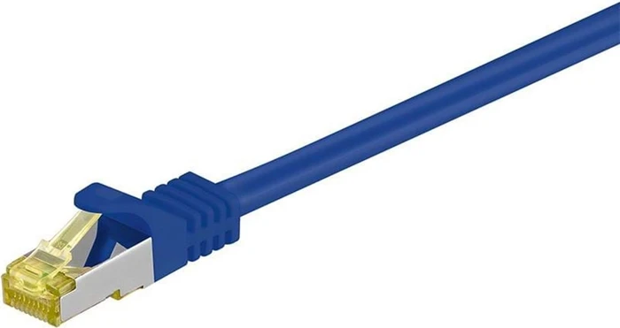 goobay Patchkabel, Cat7/Cat6a, S/FTP, RJ-45/RJ-45, 25m, blau