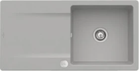 Villeroy & Boch Siluet Flat 980x490mm Einbau Becken reversibel mit Ablauffernbedienung fossil