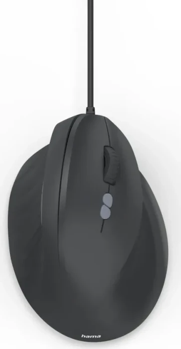 Hama ECM-500R Vertical Maus schwarz, USB