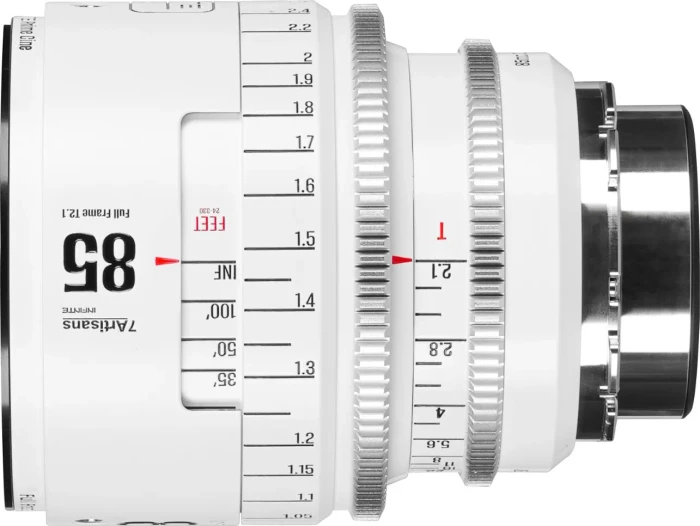 7artisans Infinte 85mm T2.1 Full Frame Cine für PL weiß