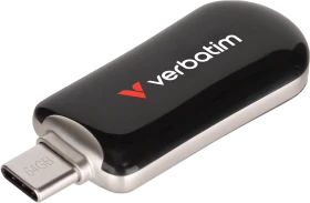 Verbatim Plectra 64GB schwarz, USB-C, USB 3.2 Gen 1×1
