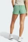 adidas Pacer Training 3-Streifen Woven High-Rise Trainingshose kurz preloved green (Damen) Vorschaubild