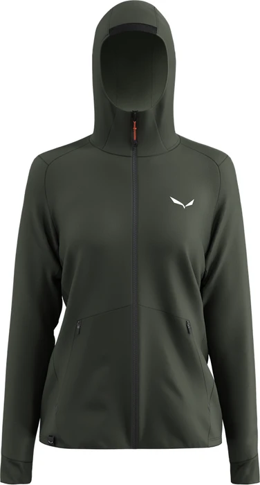 Salewa Puez Merino Durastretch Hoody Funktionsjacke green/dark olive (Damen)