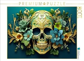 Calvendo Ein Motiv aus dem Kalender Skull Flower - Totenkopf ART