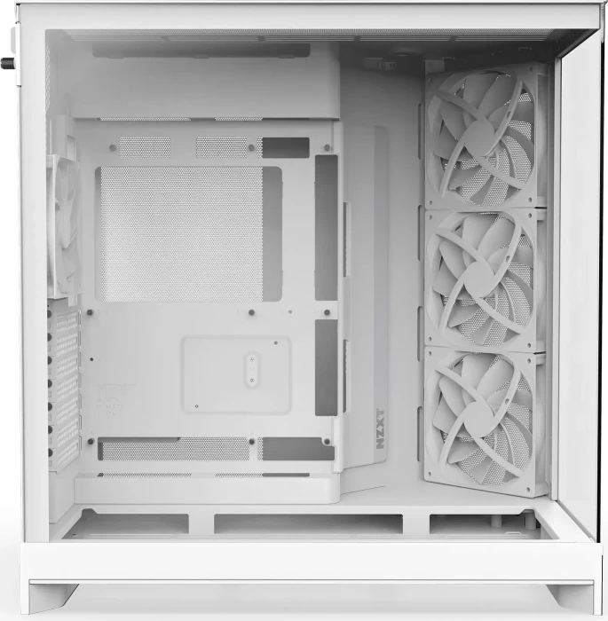 NZXT H9 Flow [2025] White, weiß, Glasfenster