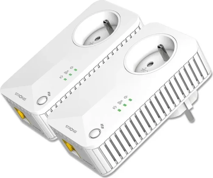 Strong Powerline 600 Duo, FR-Version, HomePlug AV, RJ-45, 2er-Pack