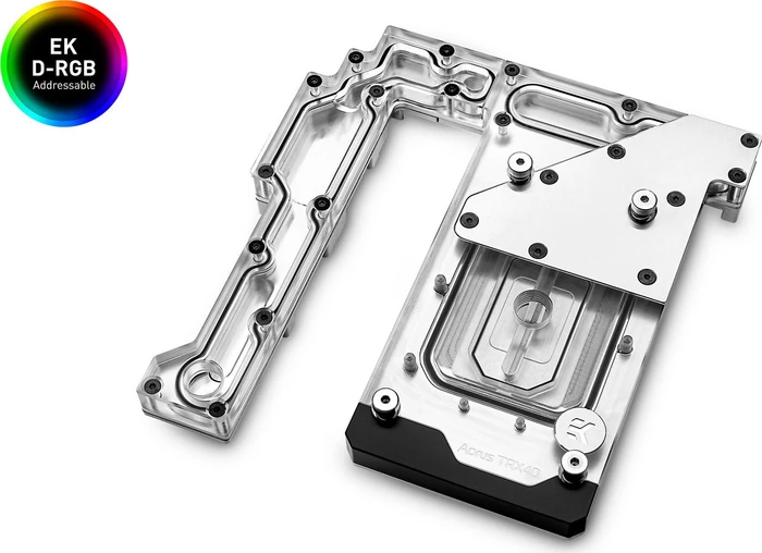 EK Water Blocks Quantum Line EK-Quantum Momentum TRX40 Aorus Master D-RGB Monoblock, Nickel, Acryl