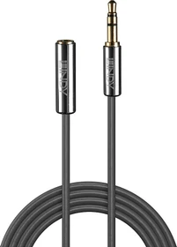 Lindy 3.5mm Klinke Verlängerungskabel anthrazit 3m