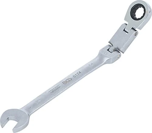 BGS technic Gelenk-Maul-Ringratschenschlüssel, 14x245mm