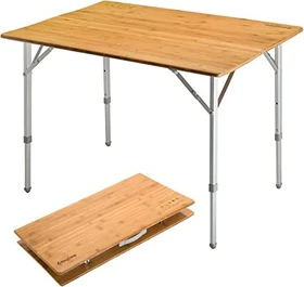 KingCamp Bamboo Family 100x71.9x71.1cm Campingtisch
