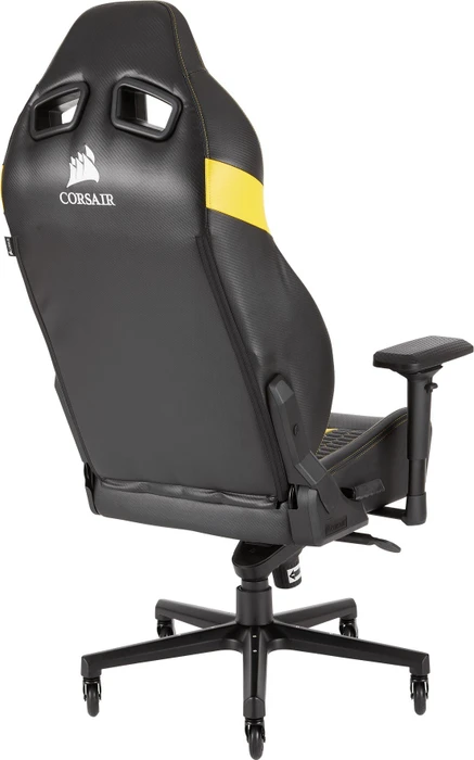Corsair T2 Road Warrior Gamingstuhl, schwarz/gelb