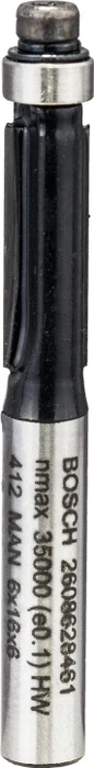 Bosch Professional Standard for Wood Bündigfräser, (D)6.4x16.2x54mm, 1 Stück