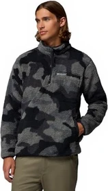 Columbia Rugged Ridge Sherpa Half Zip Fleece Pullover black mod camo (Herren)