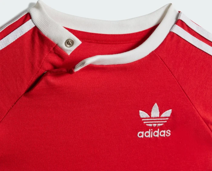 adidas 3-Streifen T-Shirt kurzarm better scarlet (Junior)