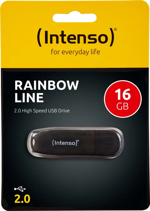 Intenso Rainbow Line 16GB, USB-A, USB 2.0