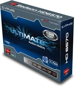 Sapphire Ultimate Radeon HD 6570, 1GB DDR3, VGA, DVI, HDMI, lite retail