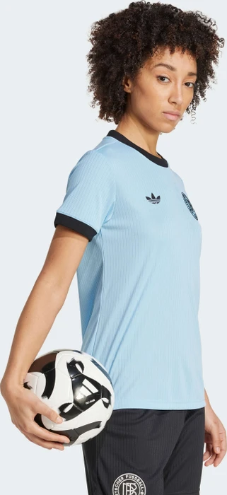 adidas Deutschland Anniversary Trikot kurzarm clear blue/black (Damen)