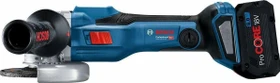 Bosch Professional GWS 18V-15 SC BITURBO Akku-Winkelschleifer inkl. L-Boxx + 2 Akkus 5.5Ah