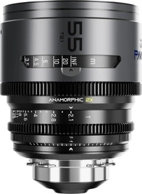 DZOFilm Pavo 2x Anamorphic 55mm T2.1 Blue Flare metric für PL