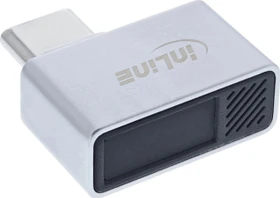 InLine Fingerabdruck Scanner, USB-C, silber/schwarz